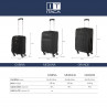 Itaca Bergamo 50/60Cm Luggage Set