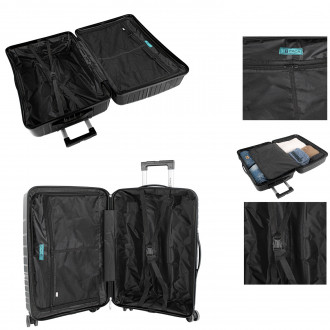 Medium rigid/soft suitcases with a capacity of L