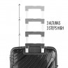 Medium rigid/soft suitcases with a capacity of L