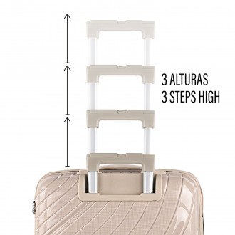 Medium rigid/soft suitcases with a capacity of L