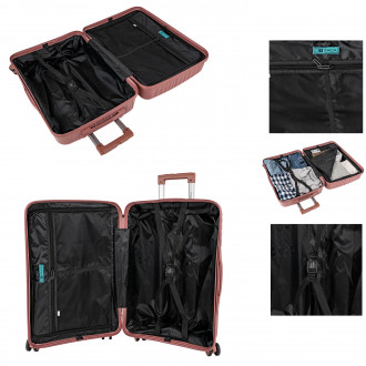 Medium rigid/soft suitcases with a capacity of L