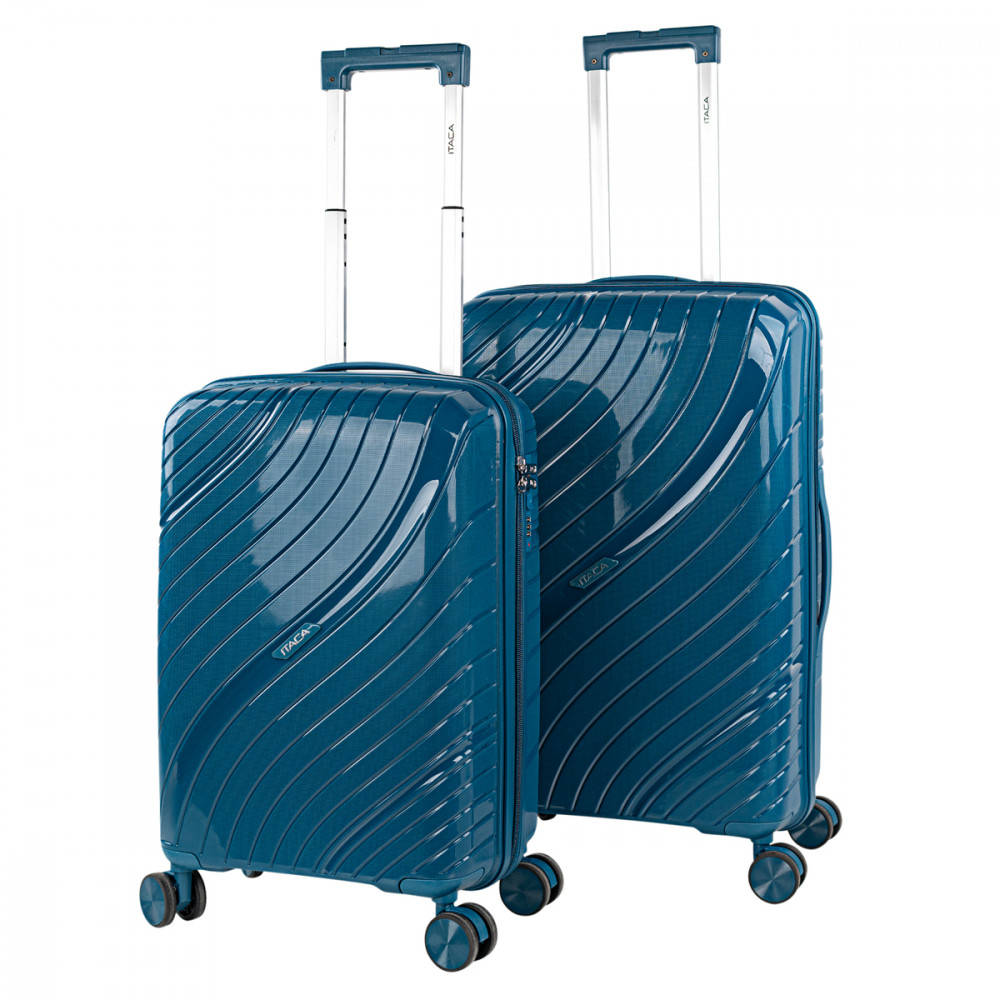 Danubio medium sized hard/soft suitcases with 62 L capacity