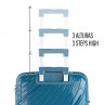 Danubio medium sized hard/soft suitcases with 62 L capacity