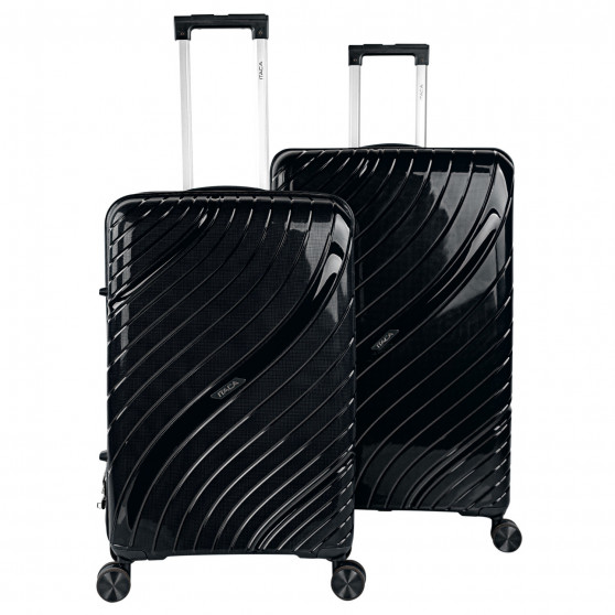 Danubio medium sized hard/soft suitcases with 94 L capacity