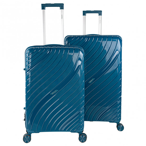 Danubio medium sized hard/soft suitcases with 94 L capacity