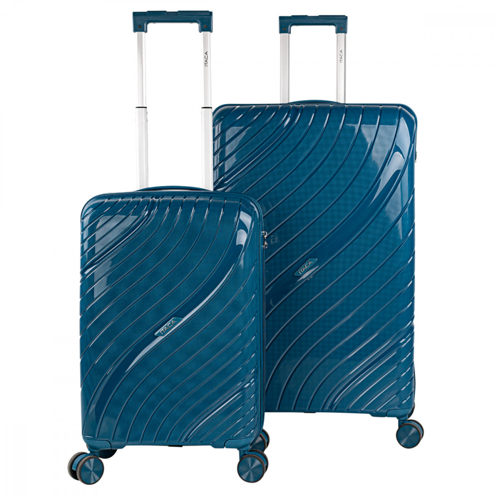 Ensemble de 2/3 valises (Cabin, Medium et Large) Danubio rigide/souple d une capacité de 94 L.