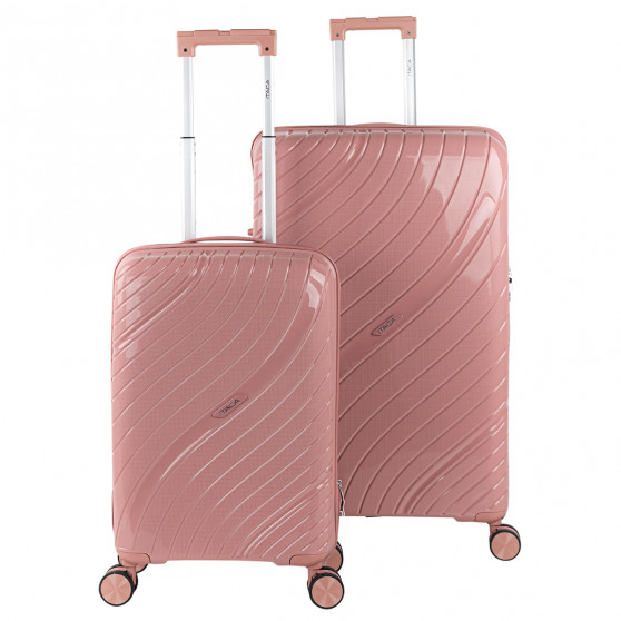 Set of 2/3 suitcases (Cabin, Medium and Large) Danubio rigid/soft with a capacity of 94 L.