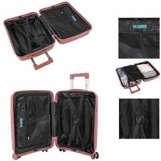 Set of 2/3 suitcases (Cabin, Medium and Large) Danubio rigid/soft with a capacity of 94 L.