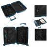 Danubio cabin suitcases rigid/soft with 38 L capacity