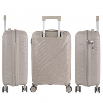 Danubio cabin suitcases rigid/soft with 38 L capacity