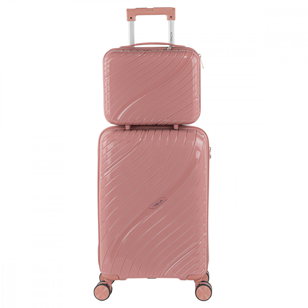 Danubio cabin suitcases rigid/soft with 38 L capacity