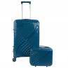 Danubio medium sized hard/soft suitcases with 62 L capacity