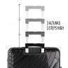 [Set of 3 suitcases (Cabin, Medium and Large)] Danubio rigid/soft with a capacity of 94 L.