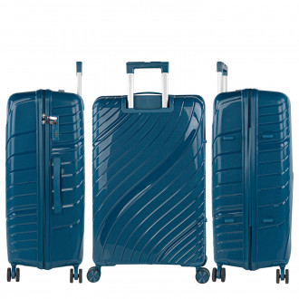 [Set of 3 suitcases (Cabin, Medium and Large)] Danubio rigid/soft with a capacity of 94 L.