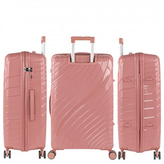 [Set of 3 suitcases (Cabin, Medium and Large)] Danubio rigid/soft with a capacity of 94 L.