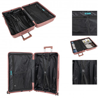 [Set of 3 suitcases (Cabin, Medium and Large)] Danubio rigid/soft with a capacity of 94 L.